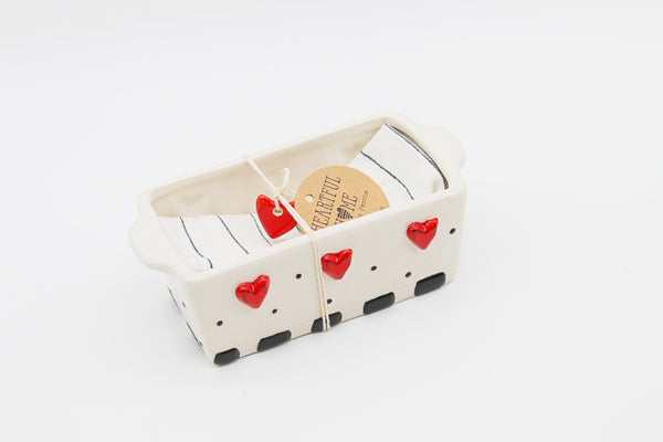 Hearts Mini Loaf Pan Set