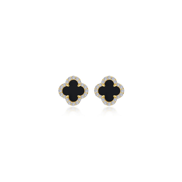 0.4 CTW Halo Stud Earrings