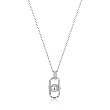 Orb Link Drop Necklace