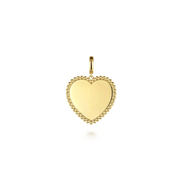 Gabriel & Co. Bujukan Heart Medallion Pendant