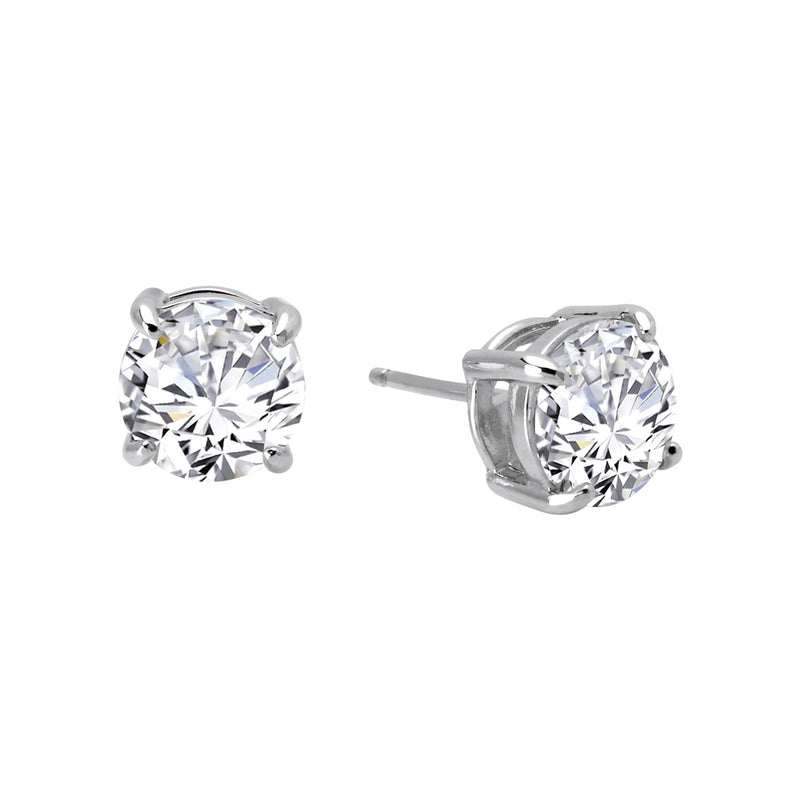 3 CTW 4 Prong Stud Earrings