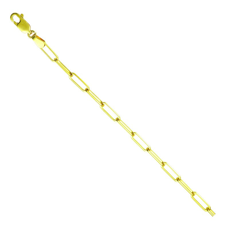 14K 7" Geo Link Bracelet