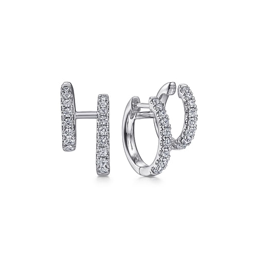 Easy Diamond Stackable Earrings