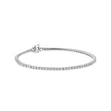 14K Diamond Eternity Bracelet 81 = 3.00ctw 7.25"
